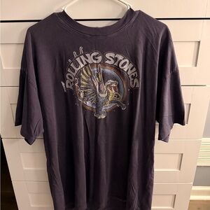 American Eagle Outfitters Rolling Stones Graphic Tee - Dark Gray